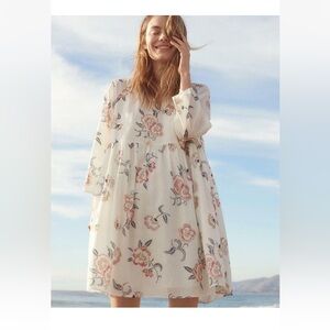 NWT Madewell X Warm Honolulu Hibiscus Dress